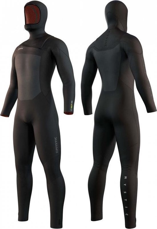 Mystic Heren Wetsuit Voltt Hooded 6/4/3mm Fzip